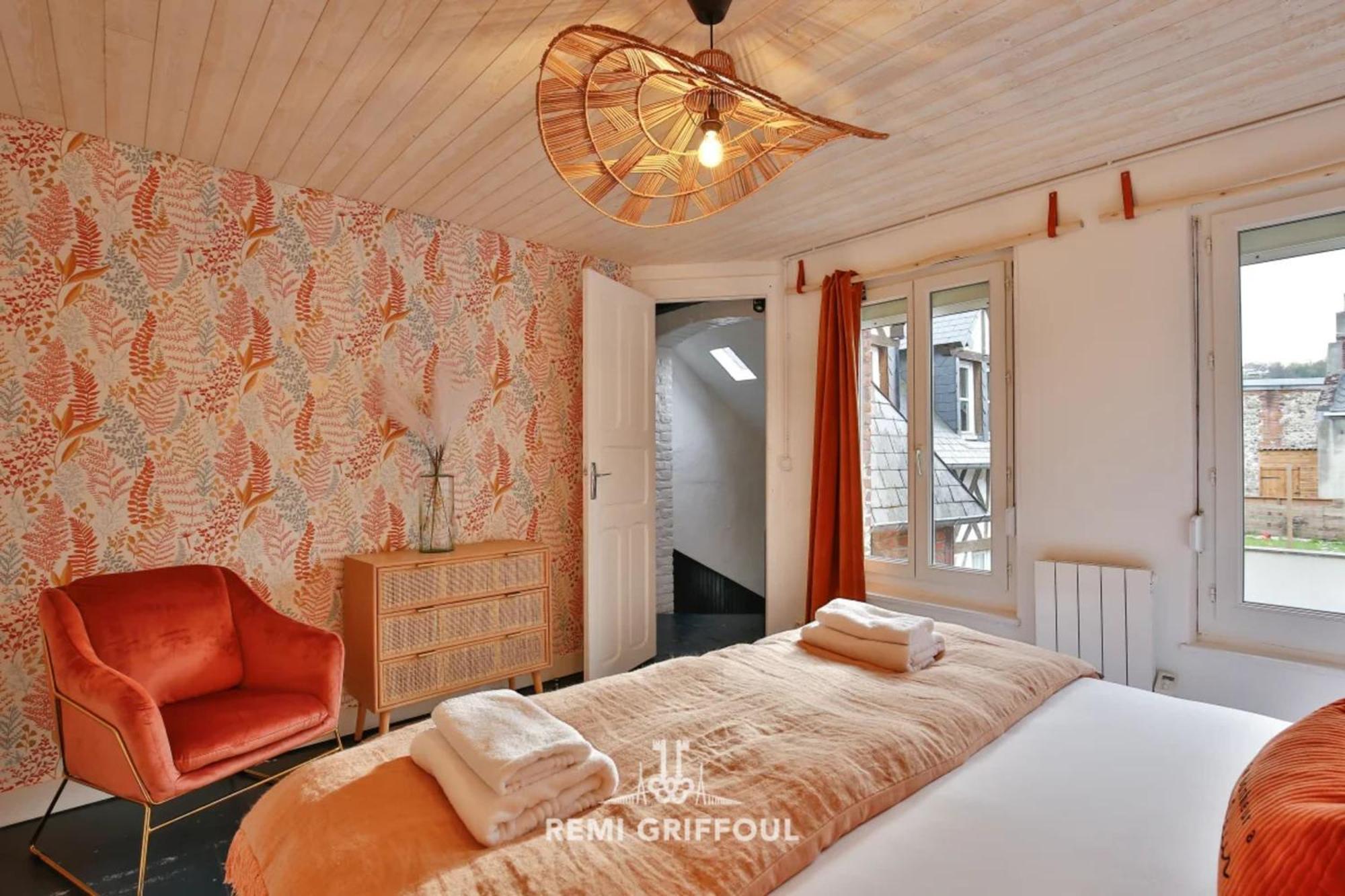 L'Atelier D'Elea 4 Terrace - Industrial-Chic In The Heart Of Honfleur Villa Dış mekan fotoğraf